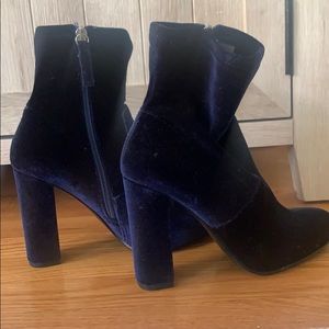 Steve Madden Heeled velvet booties